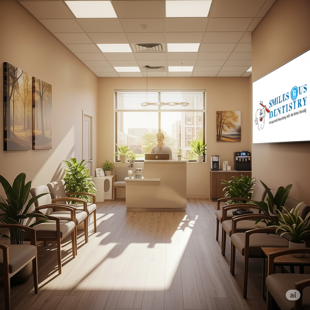 Interior of the Smiles R Us Ellicott City office